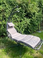 Hang-/schommel tuinstoel, Ophalen, Zo goed als nieuw, Aluminium