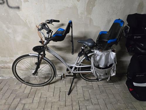 Batavus damesfiets met twee zitjes, Fietsen en Brommers, Fietsen | Dames | Moederfietsen, Gebruikt, Batavus, 2 zitjes, Ophalen