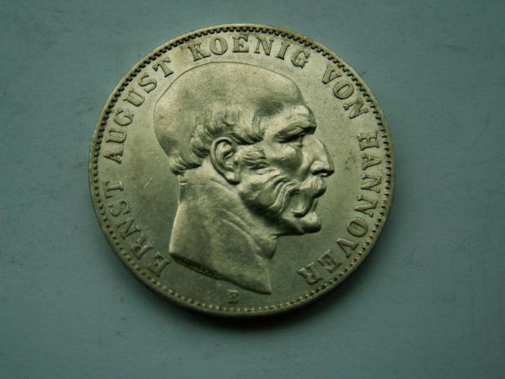 Duitse Staten - HANNOVER.  Thaler - 1850, Postzegels en Munten, Munten | Europa | Niet-Euromunten, Losse munt, Duitsland, Zilver