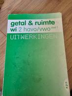Uitwerkingen Getal en Ruimte havo/vwo 2 dl1, Boeken, Ophalen of Verzenden