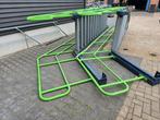 Stalen hoektrap blauw/ groen nob089