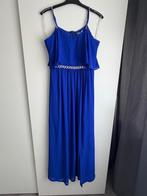 Blauwe gala jurk maat L, Ophalen, Galajurk, Blauw, Maat 42/44 (L)