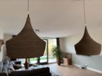 Set van 2 hanglampen grijs/taupe, Huis en Inrichting, Lampen | Hanglampen, Ophalen, Zo goed als nieuw, Minder dan 50 cm