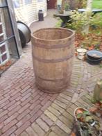 Oude houten ton, Ophalen