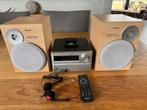 PHILIPS DOCK STATION DCM2020 - IPOD-i PHONE -IPAD - 2 BOXEN, Ophalen of Verzenden, Zo goed als nieuw, Philips