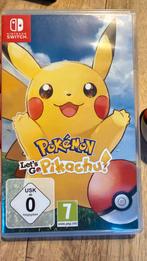 Nintendo Switch Pokémon Let's Go Pikachu + Poké Ball, 2 spelers, Ophalen of Verzenden, Zo goed als nieuw, Role Playing Game (Rpg)