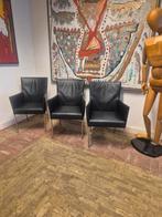 Bert Plantagie Arc stoel, zwart leder, Ophalen, Drie, Bert Plantagie Design, Zwart