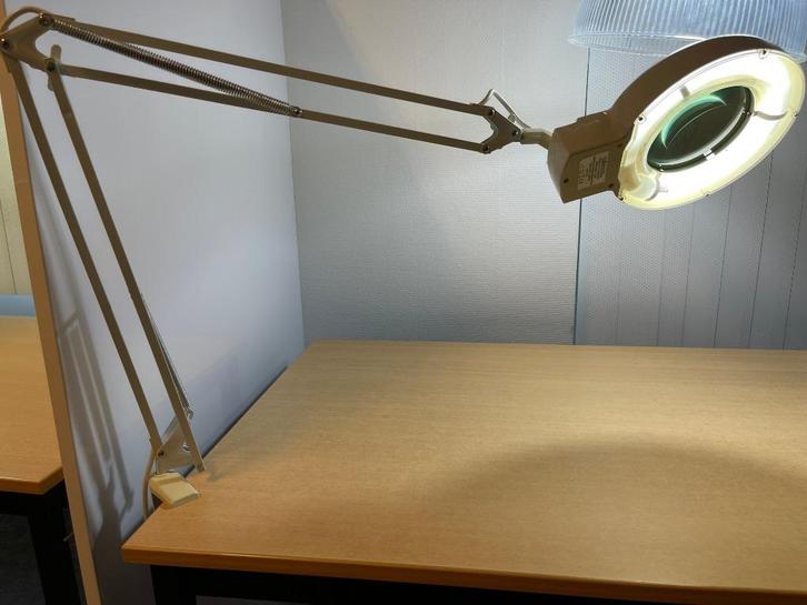 3 Velleman Lampen vergrootglas lens loeplamp tafellamp hobby, Hobby en Vrije tijd, Vergrootglazen, Loepen en Loeplampen, Gebruikt
