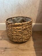 Rotan Bloempot - Natuurlijke Uitstraling, Tuin en Terras, Bloempotten, 25 tot 40 cm, Overige materialen, Rond, Binnen