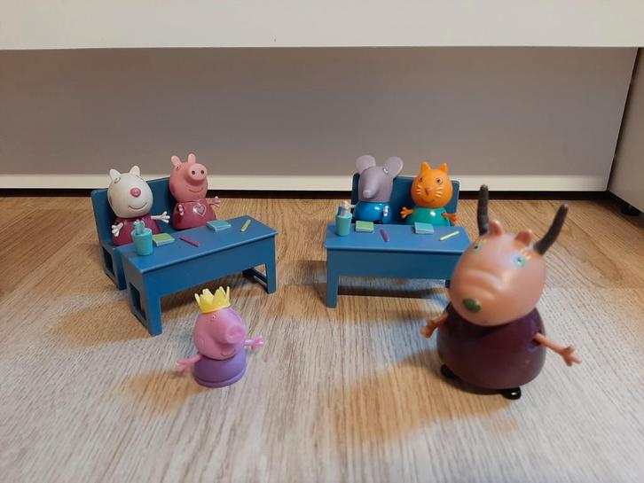 Peppa pig school, Verzamelen, Poppetjes en Figuurtjes, Ophalen of Verzenden