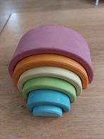 Grimms houten regenboog, pastel, Kinderen en Baby's, Speelgoed | Houten speelgoed, Ophalen of Verzenden, Zo goed als nieuw