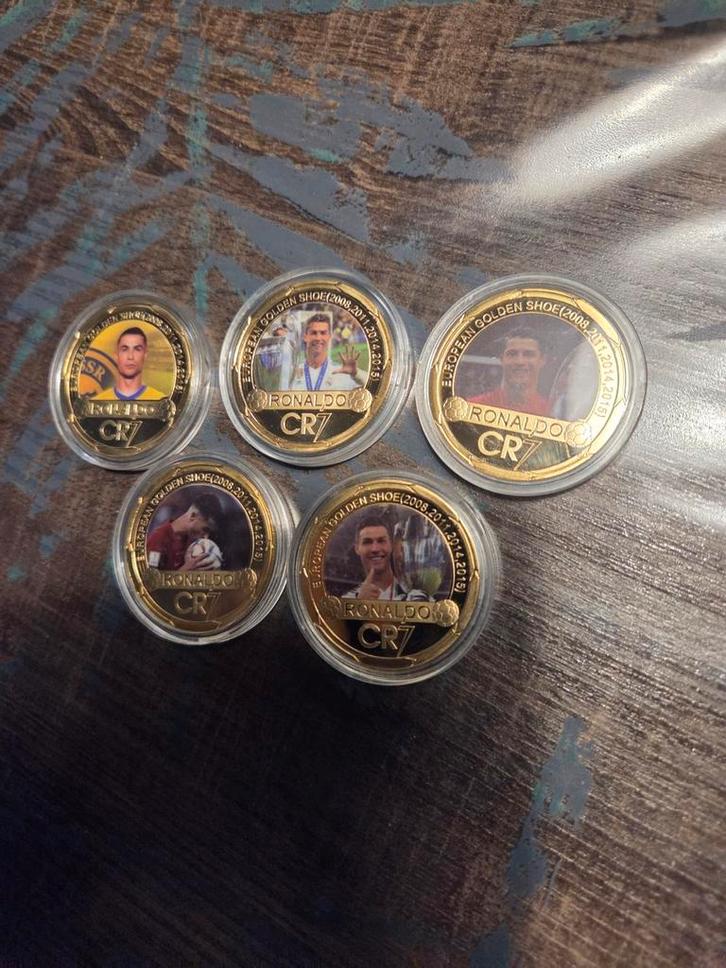 Cristiano Ronaldo Munten Set, Verzamelen, Sportartikelen en Voetbal, Buitenlandse clubs, Ophalen of Verzenden