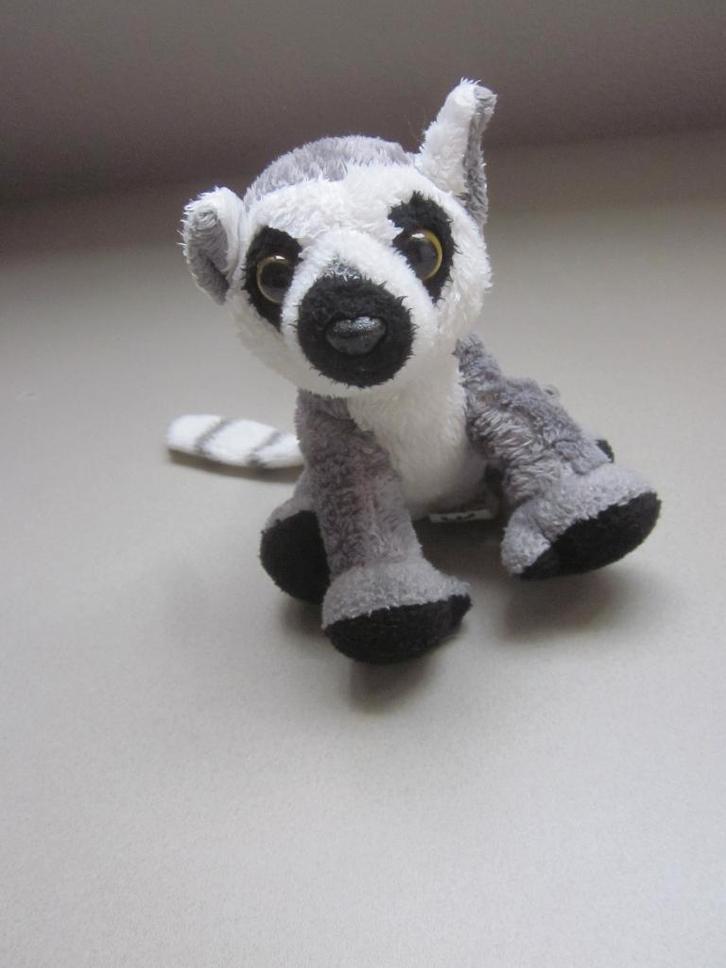 Apenheul Ravensden Rushden grijs/zwart/wit ringstaart Maki, Kinderen en Baby's, Speelgoed | Knuffels en Pluche, Nieuw, Overige typen
