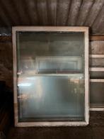 Raam met oud glas 107x158, Doe-het-zelf en Verbouw, Glas en Ramen, Gevelraam of Ruit, Gebruikt, 80 tot 120 cm, 120 tot 160 cm