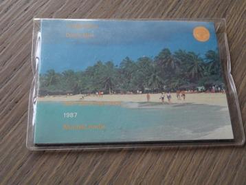 Aruba set 1987 fdc. Set met alle munten uit 1987 beschikbaar voor biedingen