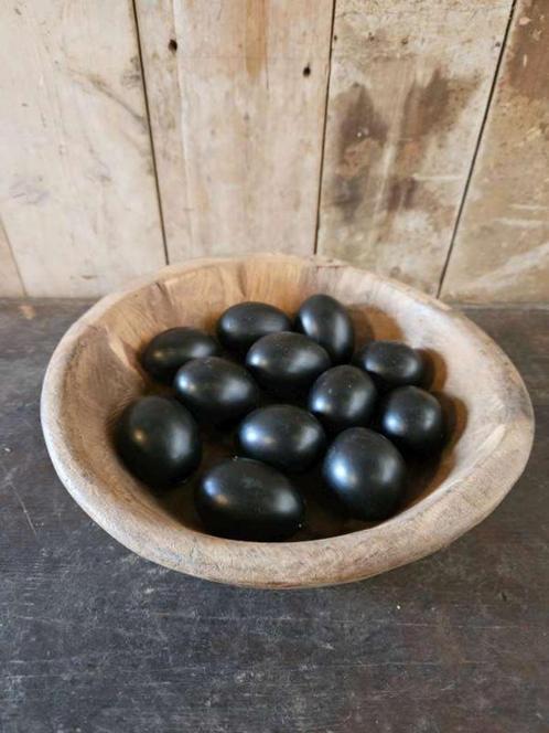 zwarte eieren ``WOONWINKEL RUSTIEK``, Antiek en Kunst, Antiek | Woonaccessoires, Ophalen of Verzenden