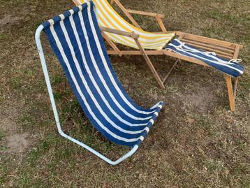 Strandstoel ligstoel in draagtas (demonteerbaar)  beschikbaar voor biedingen