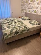 Pullmann boxspring op te halen in Maastricht, Huis en Inrichting, Ophalen, Tweepersoons, Zo goed als nieuw, Stof