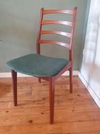 Deense vintage stoel. Hout. Opnieuw bekleed., Ophalen, Hout, Gebruikt, Overige kleuren