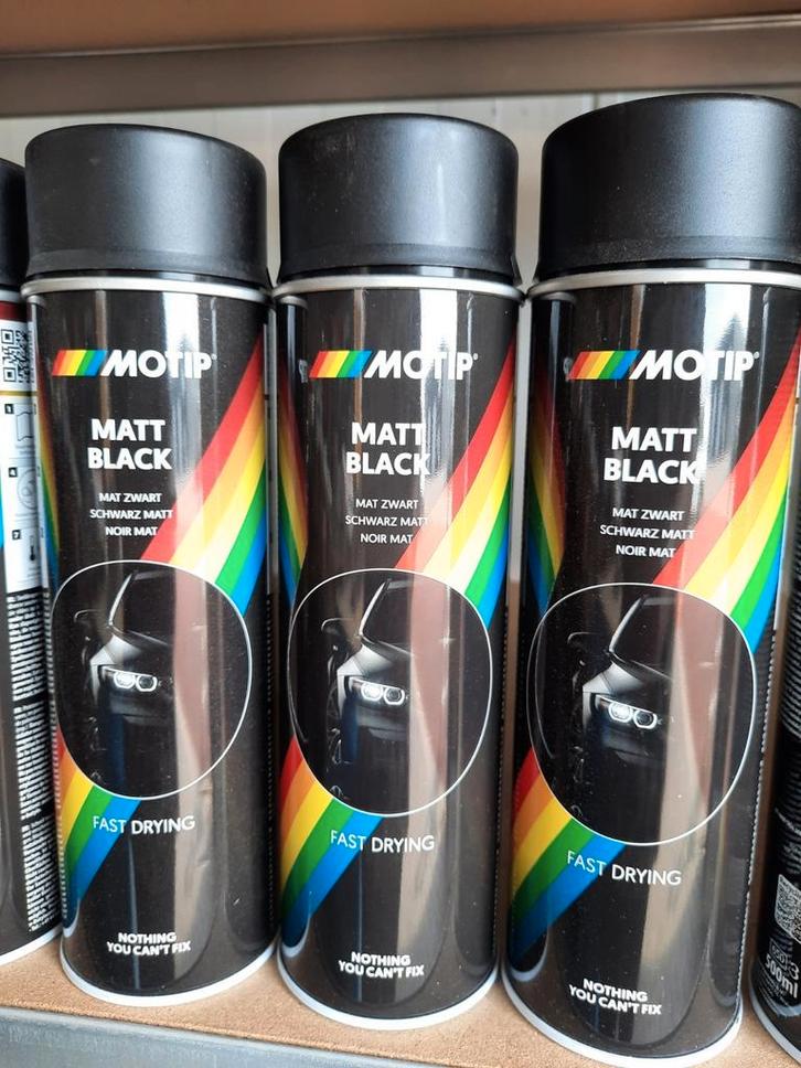 MOTIP MAT ZWART 500 ML, Auto diversen, Onderhoudsmiddelen, Ophalen