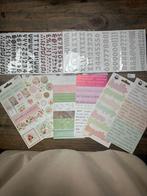 Stickers letters en andere stickers chipboard/ foam (a21, Ophalen of Verzenden, Nieuw, Materiaal