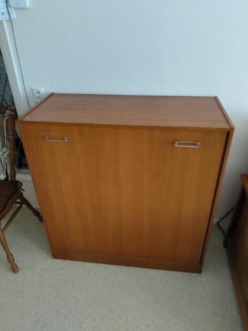 Bedkast uitklapbaar bed, Huis en Inrichting, Slaapkamer | Bedden, Gebruikt, Eenpersoons, Overige maten, Overige maten, Hout, Bruin