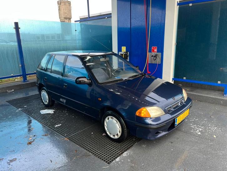 Suzuki Swift 1.3 5DRS 1997 Blauw, Auto's, Suzuki, Particulier, Swift, Airbags, Airconditioning, Centrale vergrendeling, Elektrische buitenspiegels