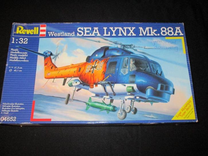 H-337,REVELL 1-32,NO,04652,Westland Sea Lynx Mk.88A, Hobby en Vrije tijd, Modelbouw | Vliegtuigen en Helikopters, Zo goed als nieuw