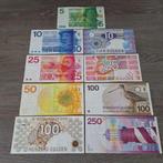 Set 9 guldenbiljetten 5 t/m 250 gulden (1973-1997), Postzegels en Munten, Bankbiljetten | Nederland, Ophalen of Verzenden, 5 gulden