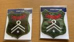 LADYARMY 2 strijk emblemen, Verzamelen, Ophalen of Verzenden, Landmacht, Nederland, Embleem of Badge
