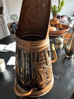 Mooi oude koperen kolen kit, Huis en Inrichting, Woonaccessoires | Paraplubakken, Ophalen, Zo goed als nieuw, Overige materialen