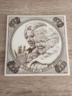 Juliana en Beatrix tegeltje 1980, Antiek en Kunst, Ophalen of Verzenden