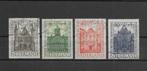 Nederland 1948, NVPH 500 t/m 503, Gestempeld., Postzegels en Munten, Postzegels | Nederland, Na 1940, Verzenden, Gestempeld