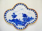 Uniek dienblad en 8 water bekers ( Delfts Blauw) geschilderd, Ophalen of Verzenden