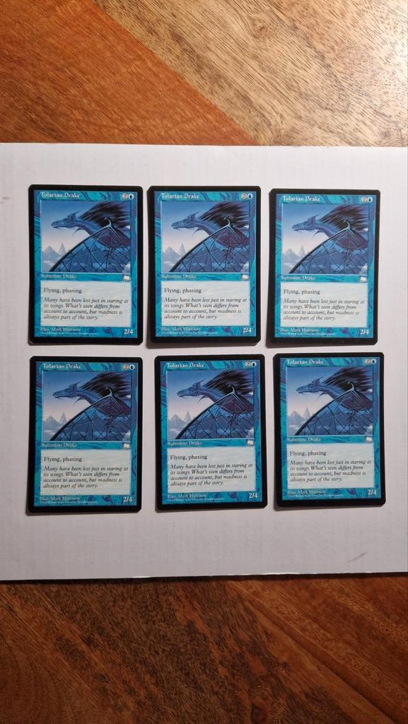 MTG Weatherlight - Tolarian Drake (x6), Hobby en Vrije tijd, Verzamelkaartspellen | Magic the Gathering, Zo goed als nieuw, Ophalen of Verzenden