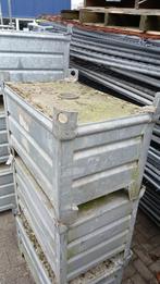 3x vlaggenmast ballastbak, betonvoet verplaatsbaar, Ophalen, Gebruikt