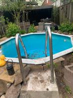 Vast verwarmt zwembad, Minder dan 200 cm, Gebruikt, Rechthoekig, Ophalen of Verzenden