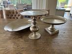 3 verschillende soort verzilverde schalen, Huis en Inrichting, Ophalen, Overige materialen, Schaal, Rond