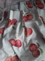 Appeltjes gordijnen 2 stuks, Ophalen, Zo goed als nieuw, 200 cm of meer, 200 cm of meer