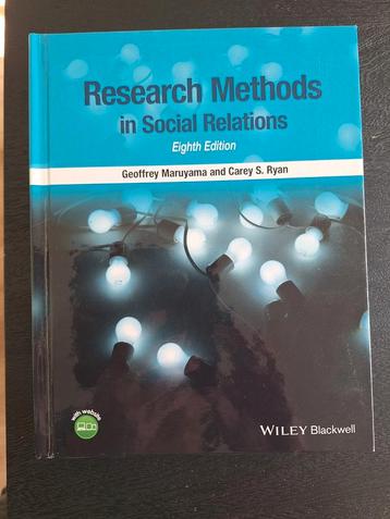 Research Methods in Social Relations beschikbaar voor biedingen