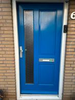 Buitendeur voordeur hardhout, Doe-het-zelf en Verbouw, Ophalen, Gebruikt, Buitendeur, 200 tot 215 cm