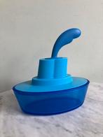 Alessi design botervloot Ship Shape, blauw, gebruikt., Ophalen of Verzenden, Gebruikt