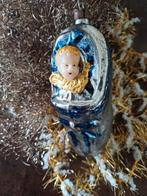 Vintage kerstbal van glas, Diversen, Kerst, Ophalen of Verzenden, Zo goed als nieuw