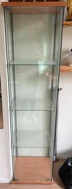 Vitrinekast, Huis en Inrichting, Kasten | Vitrinekasten, Ophalen, Minder dan 50 cm, Zo goed als nieuw, 150 tot 200 cm