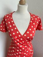 King Louie maat L koraal polkadot crossdress 2390, Kleding | Dames, Jurken, Maat 42/44 (L), Oranje, Ophalen of Verzenden, Zo goed als nieuw