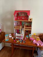 Compleet poppenhuis, Kinderen en Baby's, Speelgoed | Poppenhuizen, Zo goed als nieuw, Ophalen