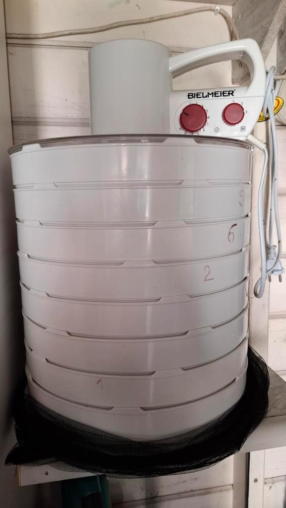 Bielmeier BHG 601 Voedseldroger - 7 Lades, Witgoed en Apparatuur, Slowcookers, Gebruikt, Timer, Ophalen