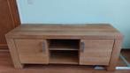 Massief Eiken TV Meubel - 158x52x62 cm, Ophalen, Eikenhout, Zo goed als nieuw, Minder dan 100 cm