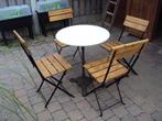 bistroset, Gebruikt, Stoel, Hout, Ophalen