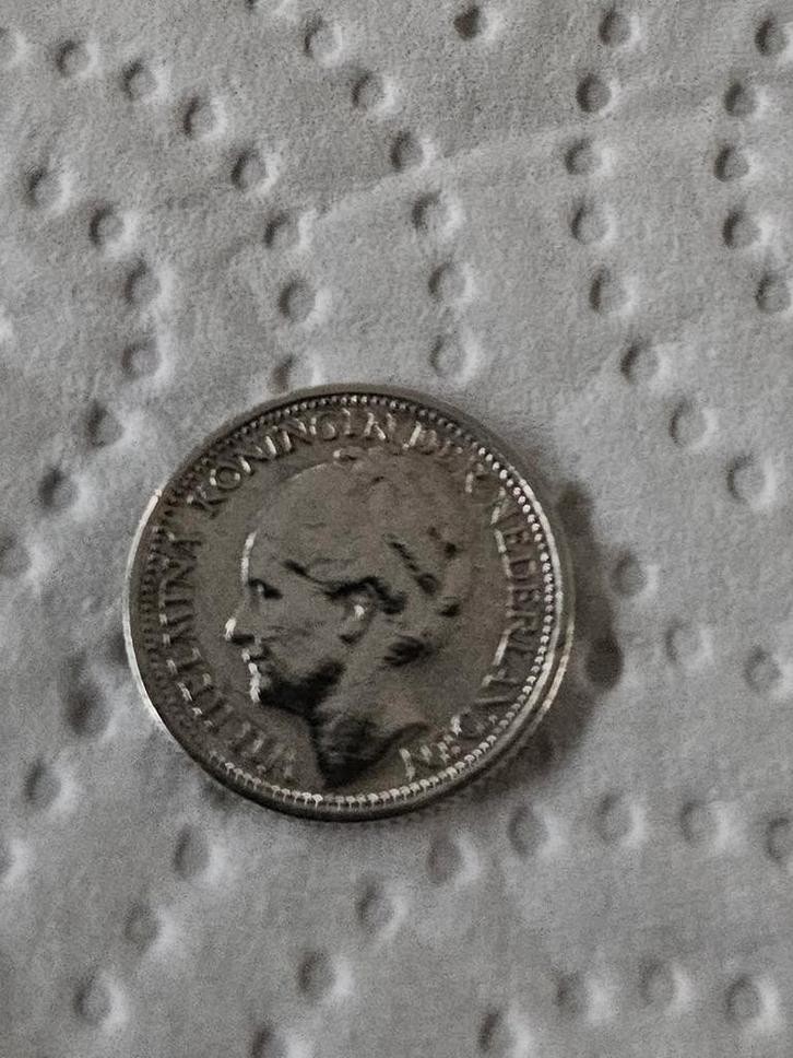 Dubbeltje  1941 - Wilhelmina, Postzegels en Munten, Munten | Nederland, Losse munt, Koningin Wilhelmina, Zilver, Ophalen of Verzenden